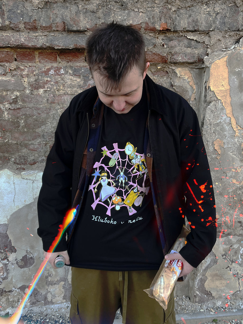 Tričko "Alenka v říši dark netu" (ČERNÉ)