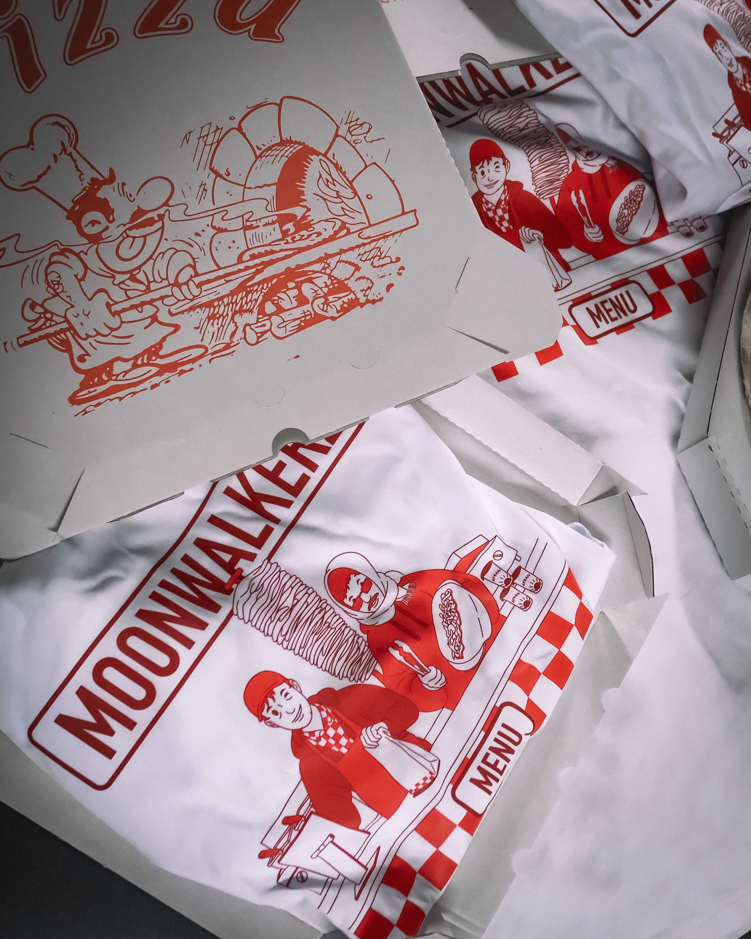 Tričko Moonwalkerz MENU (BÍLÉ)