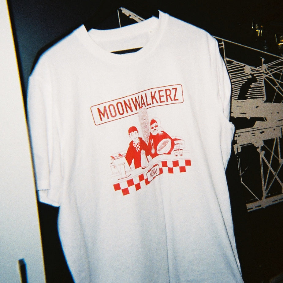 Tričko Moonwalkerz MENU (BÍLÉ)